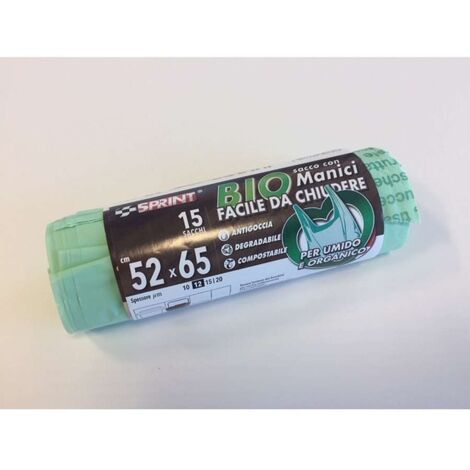Sacco bio verde 52x65