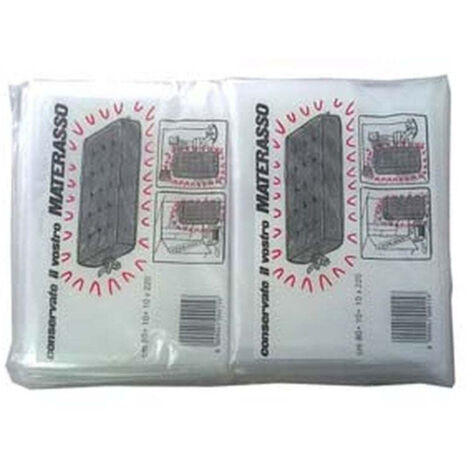 Sacco coprimaterasso neutro - cm.80+10+10x220 gr.142 - 20 cf