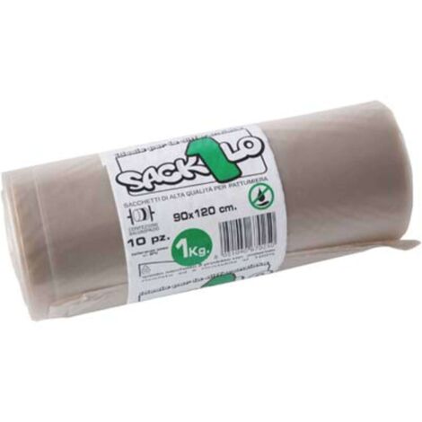 SACCO IMMONDIZIA INDUSTRIALE AMBRA ELEPACKING - CM 70X110 MY 50 CF=PZ 10 - 28 confezione