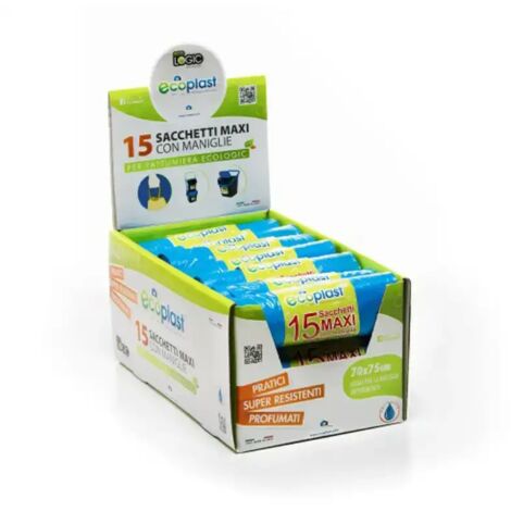 SACCO RIFIUTI ECOLOGIC BLU  cm. 70x75 - lt. 60 20 RT