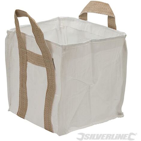 6 Sacchi Per Macerie Multistrato 90x120 Cm - 130 Litri - Robusto E Resistente Per Edilizia E Ristrutturazioni