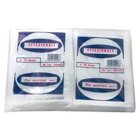 Sacco tutti usi - Specifiche: cm.30x40 - 30 cf