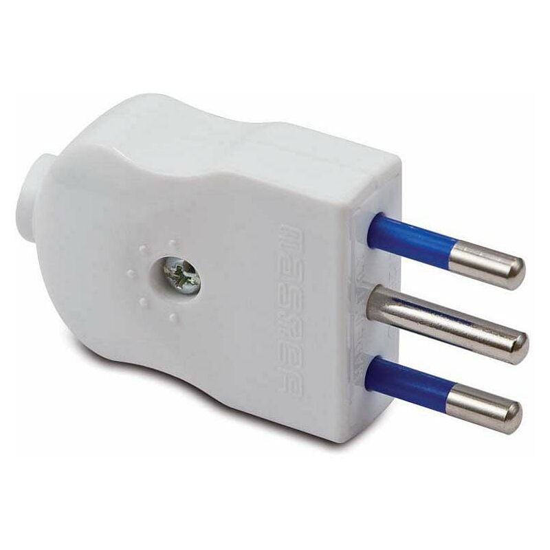 Spina Compact 2 Poli t 10 A Bianco