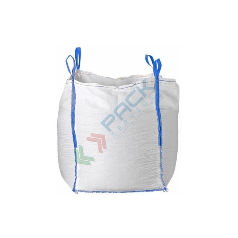 Image of Pack Services - Big bag U-Panel, 90 x 90 x 120 cm, aperta/chiuso - Bianco