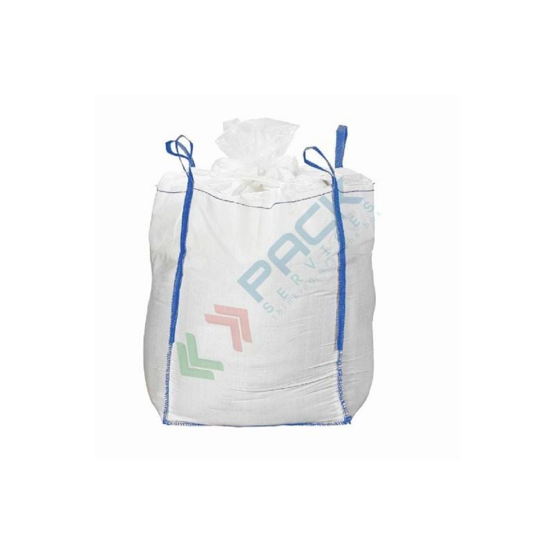 Image of Pack Services - Big bag U-Panel, 90 x 90 x 120 cm, caramella/chiuso - Bianco