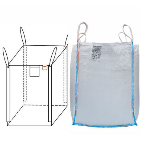 Saccone Escombros Cm 90X90 H 120 Tirantes 4