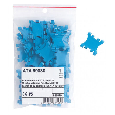 Sachet 50 agrafes pour ATA 12/16x30 HAGER ATA99030