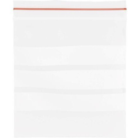 Sachet à fermeture pression avec bande d'inscription (l x H) 100 mm x 150 mm transparent Polyéthylène 1 pc(s) S810171