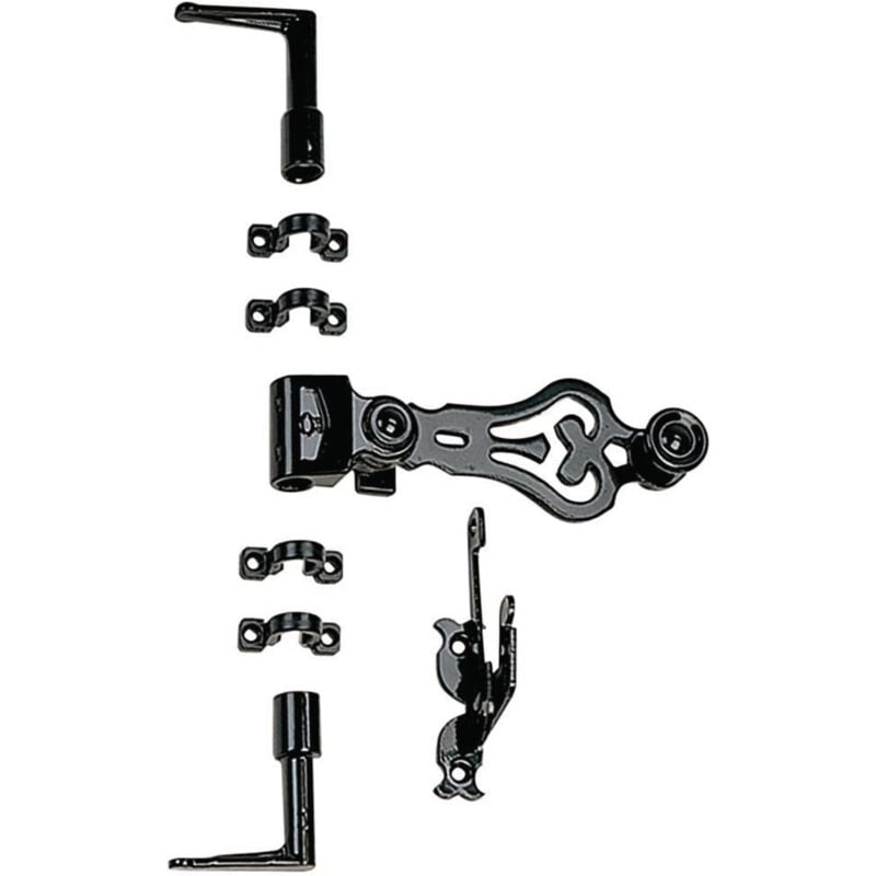 Sachet d'accessoires tubrain poignée feuille aluminium noir 9005 Torbel 04P1S5J