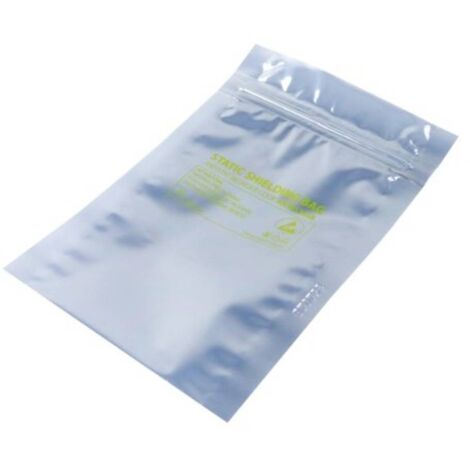Sachet antistatique (ESD) Antistat 013-0005 (L x l) 254 mm x 152 mm refermable 100 pc(s)