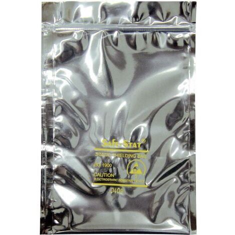 Sachet antistatique (ESD) BJZ C-BGZH-1012-C (L x l) 254 mm x 305 mm blindé Lettre d'identification ESD: S refermable 1 pc(s) Q60204