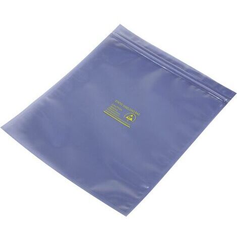 Sachet antistatique (ESD) (L x l) 250 mm x 200 mm blindé Lettre d'identification ESD: S refermable (L x l) 250 mm x 200 mm N/A Épaisseur du matéria W07933
