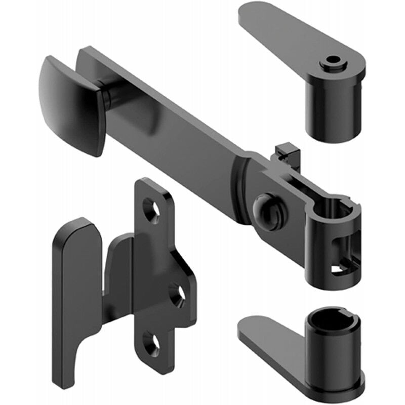 Store Menuiserie - Espagnolette, Kit complet, Noir, Aluminium, pour Volet battant