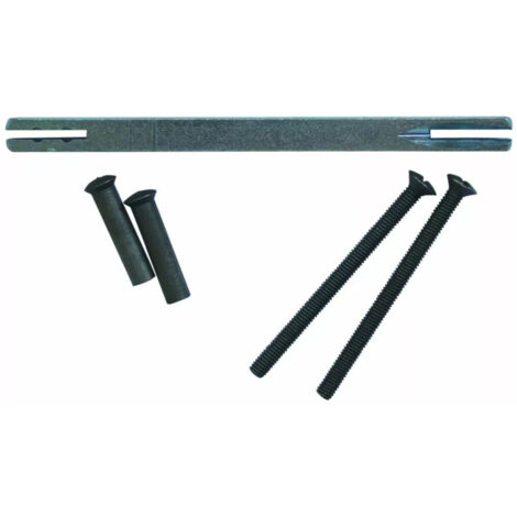 Sachet de 1 carré + vis douille fer patiné pour porte épaisseur 58 68mm BOUVET SC56D8632