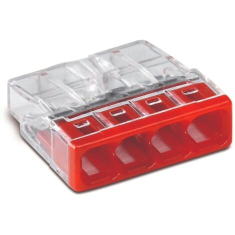 Sachet de 10 bornes 4 entrées série 2273 - Wago