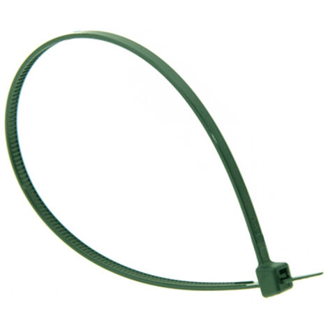Sachet de 100 colliers de serrage 2,5x100mm vert 11384 miarco