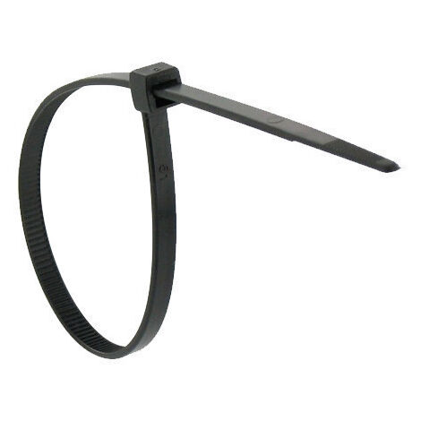 Sachet de 100 colliers plastique - 4,8 x 250 mm