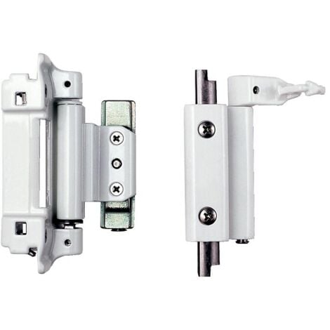 Sachet de 2 paumelles pour châssis oscillo-battant aluminium Galiplus coloris blanc RAL 9010 - FAPIM