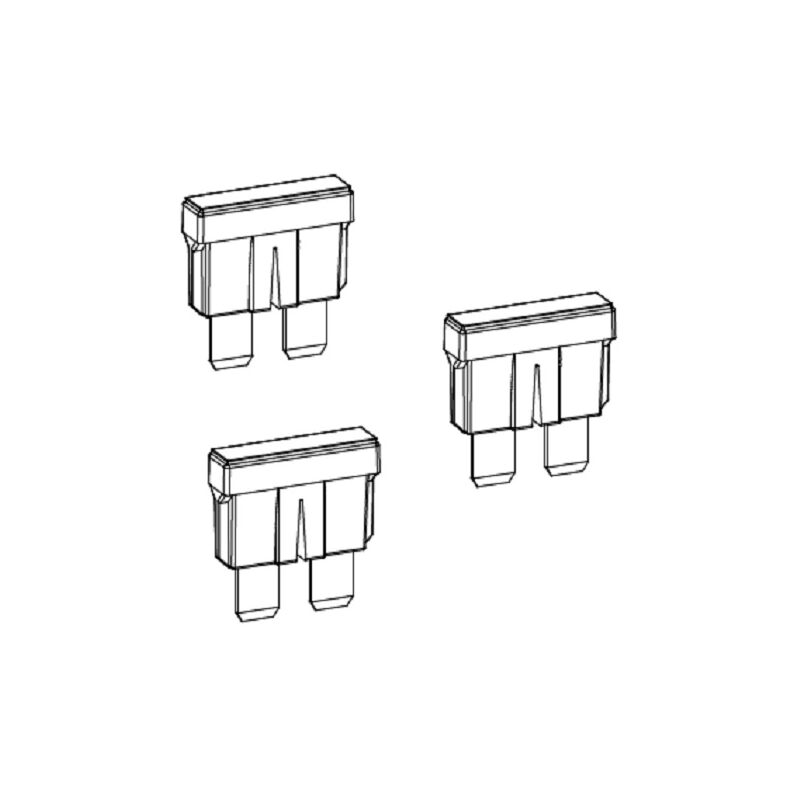 Cardin - Sachet de 20 fusibles 4A - 15A pour SL1524, SLX1524, SL324 et SLX324