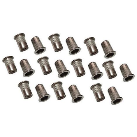 Sachet de 20 inserts filetes acier inox de m3