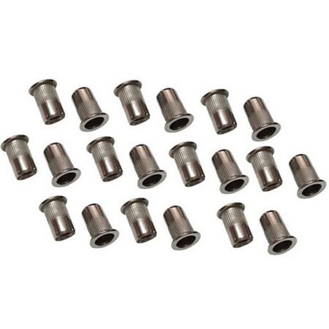 Sachet de 20 inserts filetes acier inox de m5