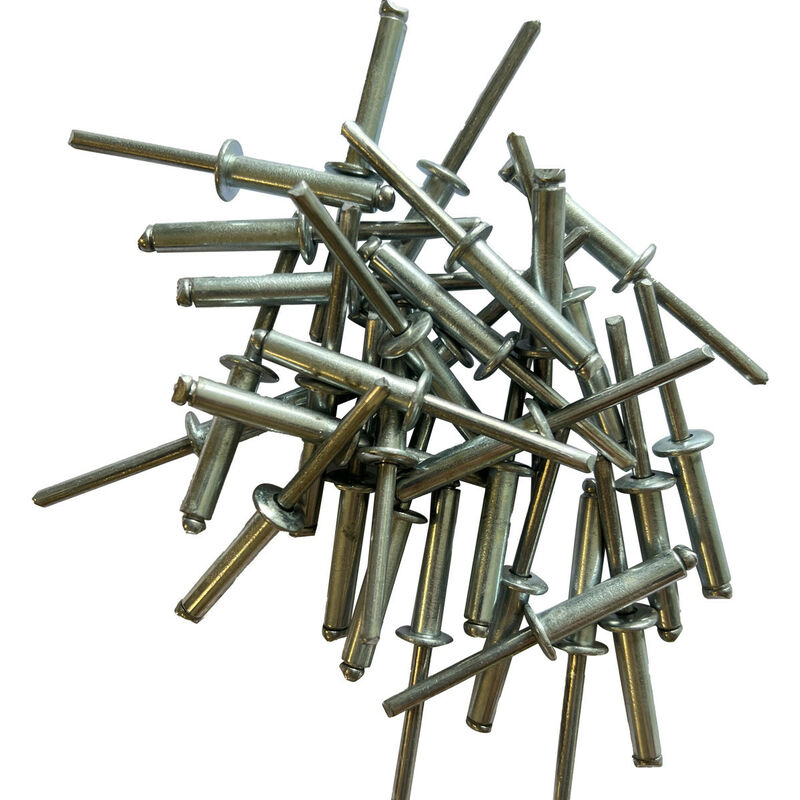 Sachet de 200 rivets acier standards de 6.4 x 30