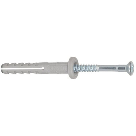 Sachet de 25 chevilles FISCHER pour corps creux HM-S avec vis métrique Ø / Longueur au choix/Taille:Ø 5 - 52 mm