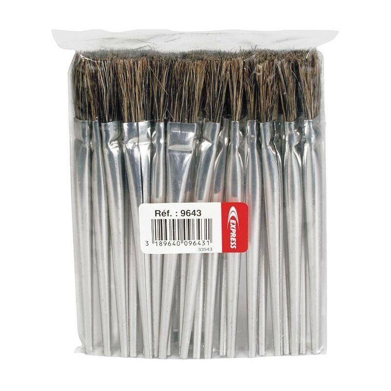 Guilbert Express - sachet de 25 pinceaux réf 9643 en crin pour flux - express - 9643