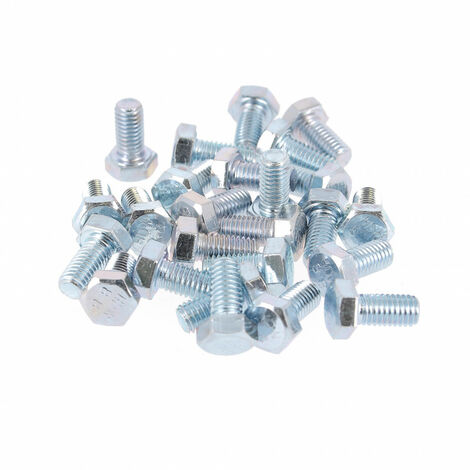 Sachet de 25 TH M6X10 Acier 8.8 Zingué EF DIN 933