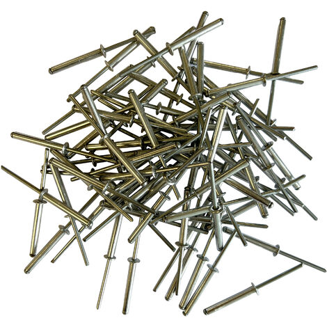 Sachet de 250 rivets aluminium standards de 4 x 30