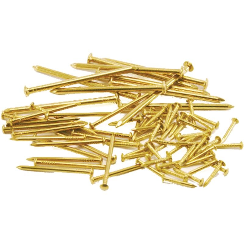 Pointes laiton têtes rondes 20x2,2mm boite de 1kg Heracles LR20.14