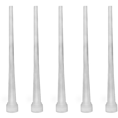 RAM – Lot de 5 canules d'extrusion pour scellement chimique – Précision pour mastics et silicones – Pour béton armé et espaces confinés