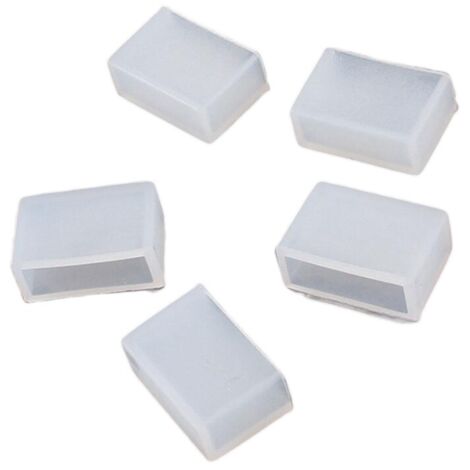 Sachet de 5 capuchons de finition pour ruban LED étanche 12V