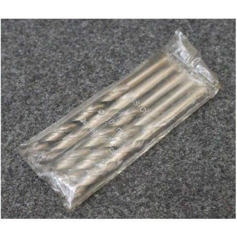 Sachet de 5 forêts HSS-CO Ø 10x133mm pour métaux RAM