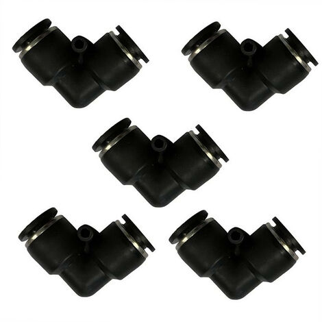 Sachet de 5 raccords automatiques coudes 10 mm