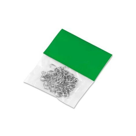 Sachet de 80 crampons métal pour fixation gabion acier galvanisé 19mm