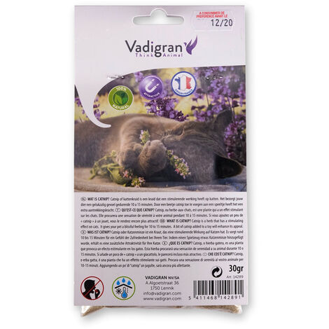 sachet de Catnip de 30 grammes pour chat - Vadigran