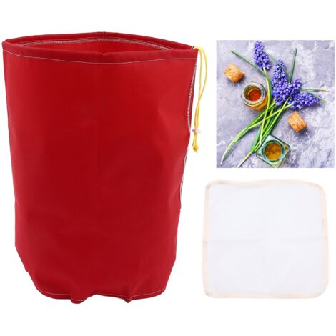 Sachet de Filtrage Extraction Essences 5 Gallons Polyester 160µm 30cmx45cm Sac à herbes et plantes avec cordon