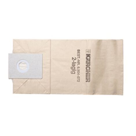 SACHET DE FILTRES PAPIER X5 POUR PETIT ELECTROMENAGER KARCHER - 69040720