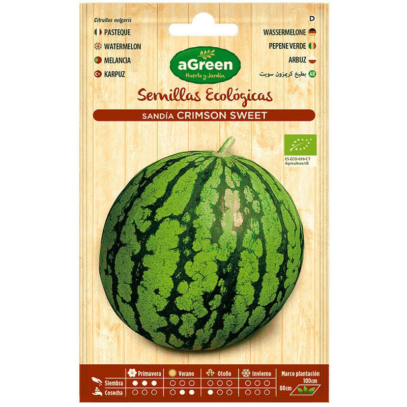 Sachet De Graines Eco Watermelon Crimson Sweet Agreen