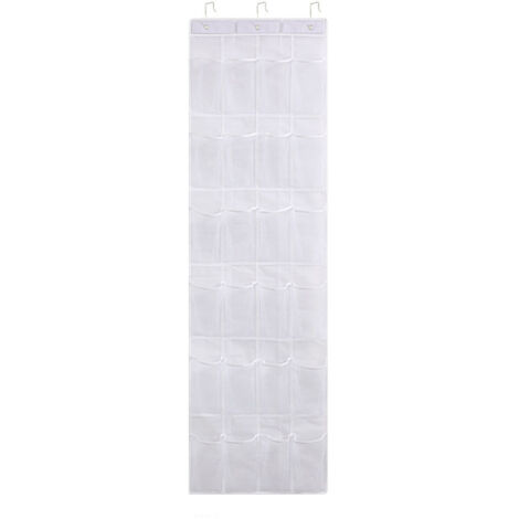 Sachet de rangement mural à 24 cases blanc par Qingyuan Zhuopin Trading, dimension 48x5x163 cm