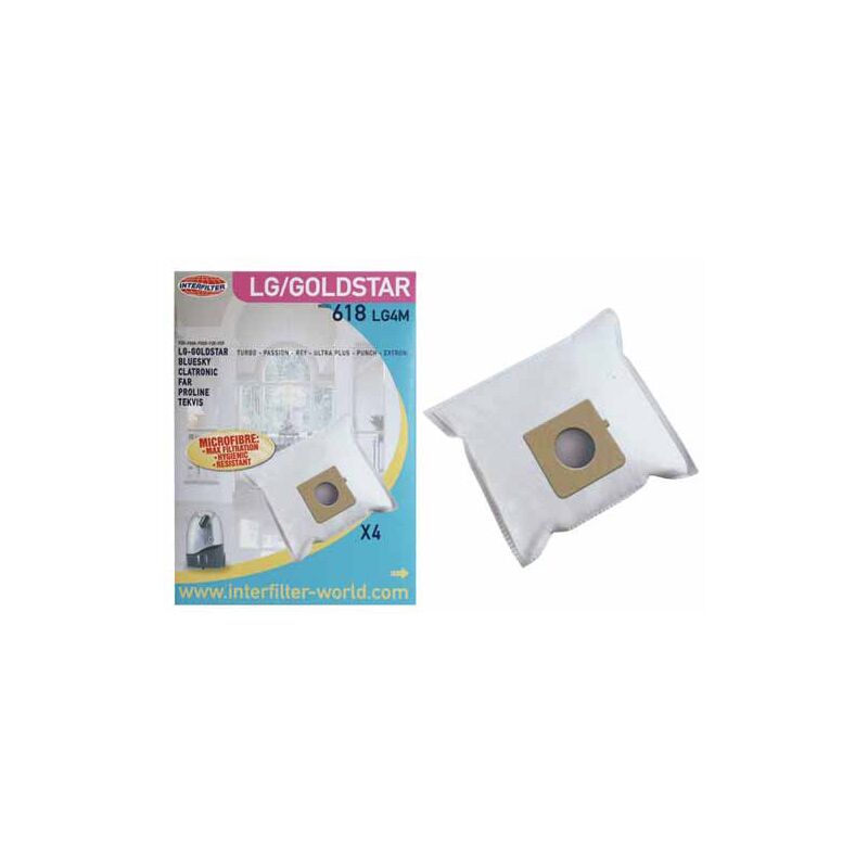 LG Boîte de 5 sacs microfibres