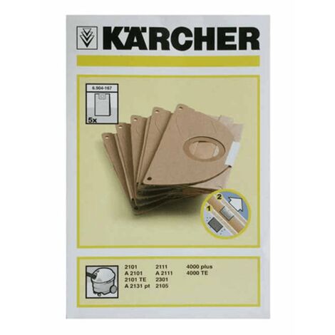 SACHET DE SACS ASPIRATEUR ( X5 ) POUR PIECES ASPIRATEUR NETTOYEUR PETIT ELECTROMENAGER - 69041670