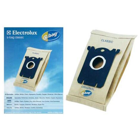 Sachet De Sacs Electrolux E 200 S-bag X5 E200 Pour PIECES ASPIRATEUR NETTOYEUR PETIT ELECTROMENAGER