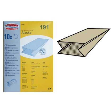 SACHET DE SACS ( X 8 ) POUR PETIT ELECTROMENAGER AQUAVAC - 09200012