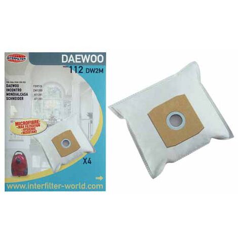 SACHET DE SACS (X4) MICROFIBRE POUR DAEW pour PIECES...