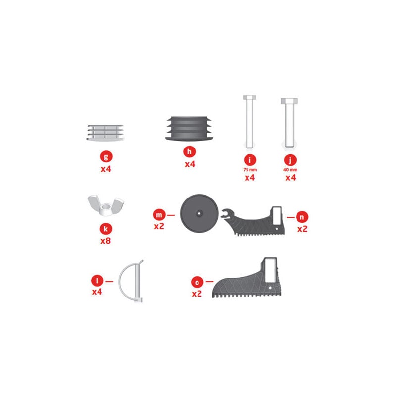 Centaure - sachet de visserie complet pour tek up C400000VS