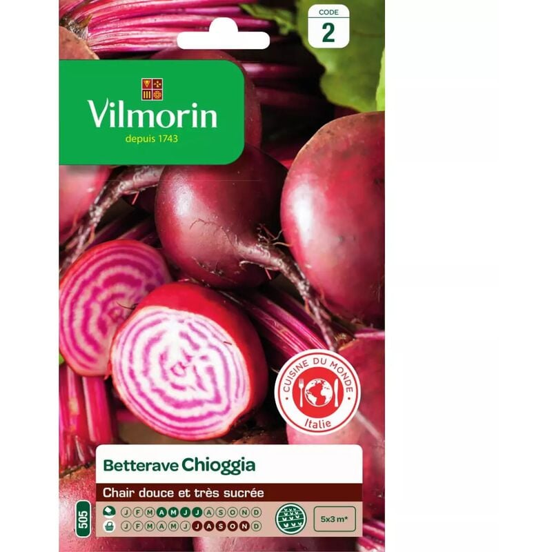Vilmorin - Sachet graines Betterave Chioggia