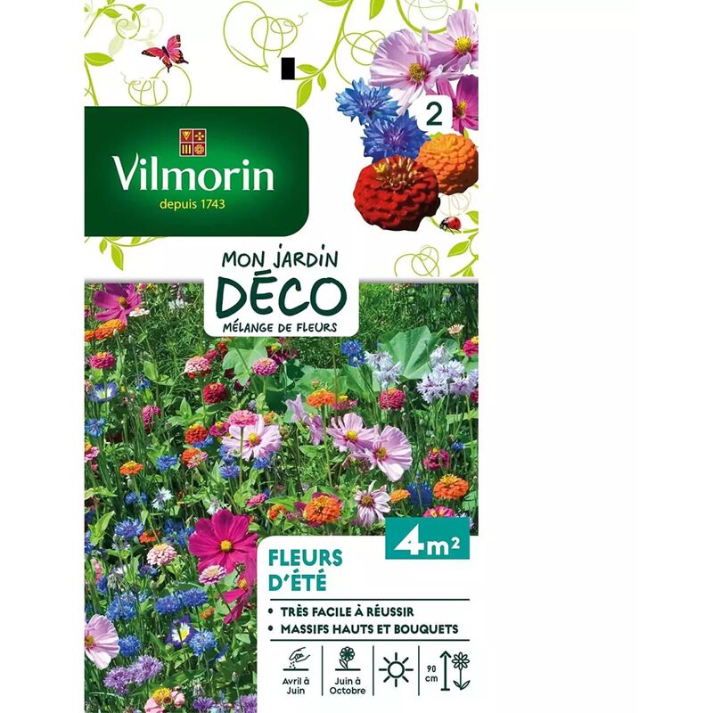 Vilmorin - Sachet graines Fleurs d'été en mélange