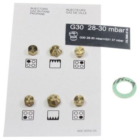 SACHET INJECTEURS GAZ BUTANE POUR CUISINIERE BEKO - 4431910051
